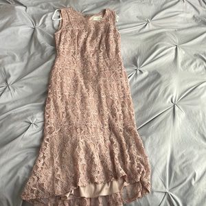 light pink formal dress